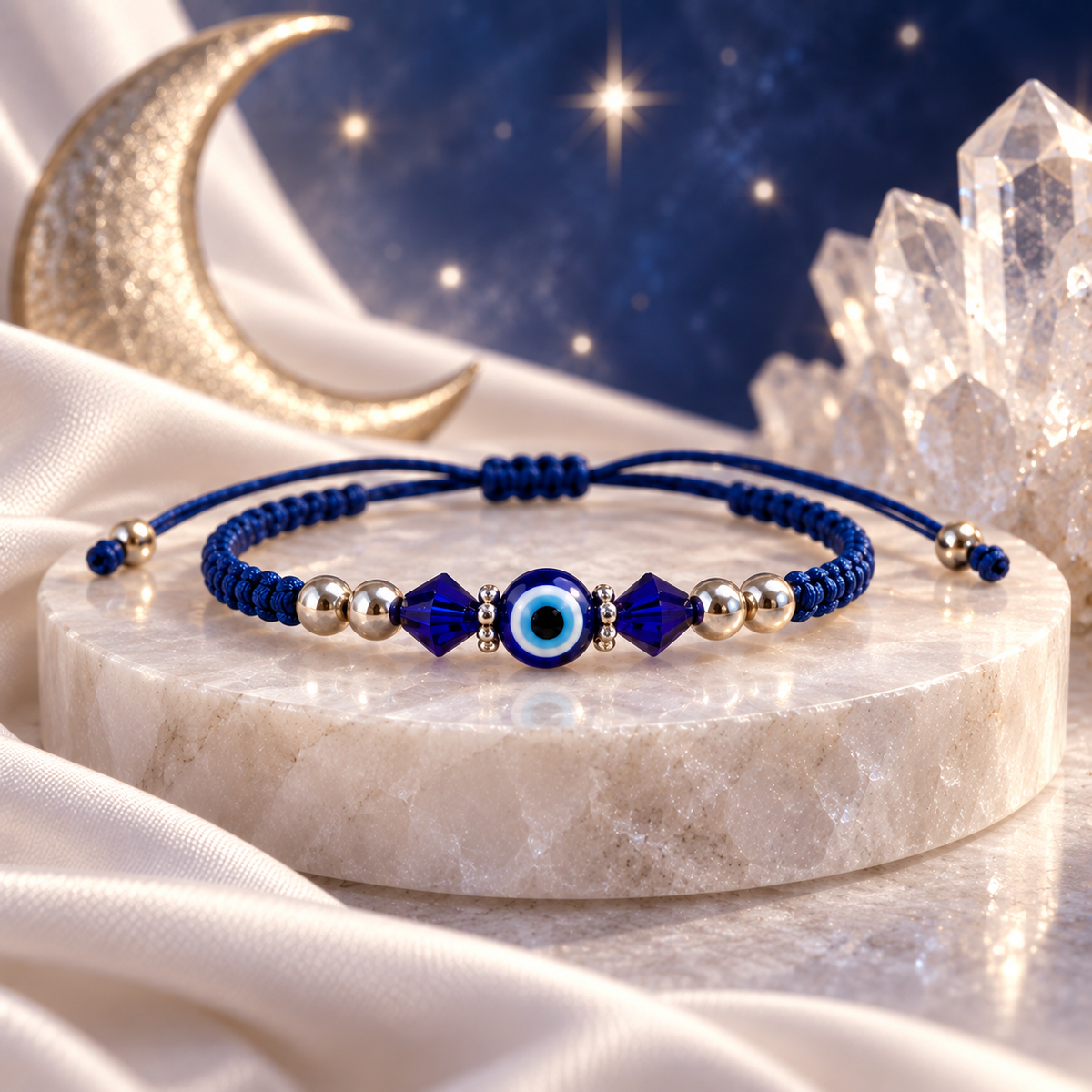 Blue evil eye protection bracelet for Protection collection